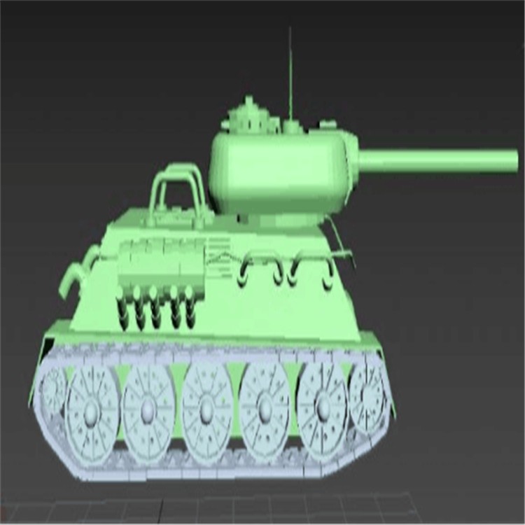 皮山充气军用坦克模型
